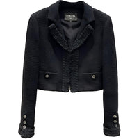 CHANEL Jackets Coats Women's Black