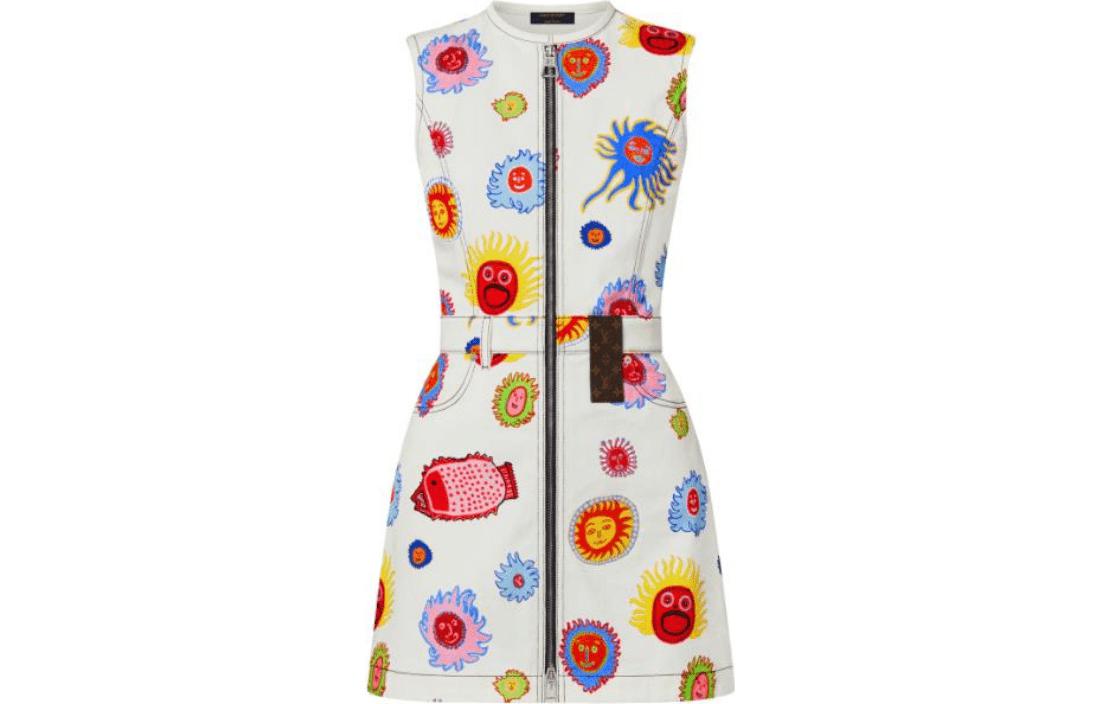 LOUIS VUITTON x Yayoi Kusama Louis Vuitton X Yayoi Kusama SS23 Sleeveless Dress Women's White