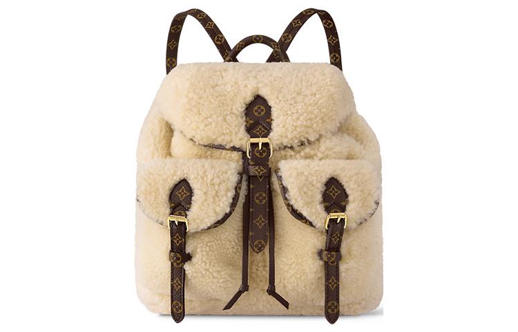 LOUIS VUITTON Lv Ski Backpack Cream/Brown