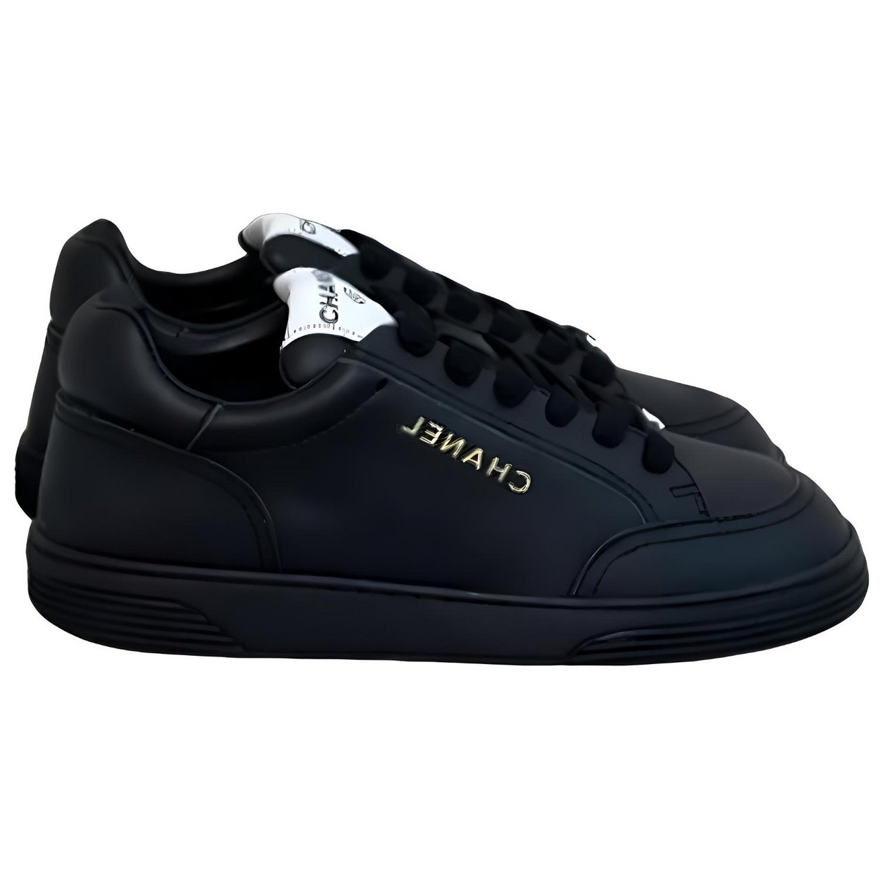 CHANEL Low-Top Skateboard Shoes Women's Black