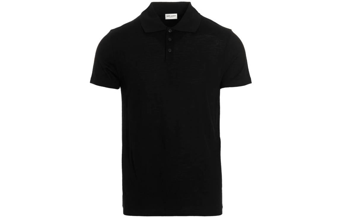 SAINT LAURENT Polo Shirt Men's Black