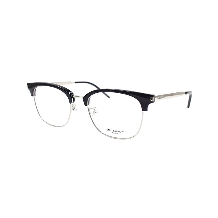 SAINT LAURENT Plate And Metal Browline Eyeglass Frames Unisex