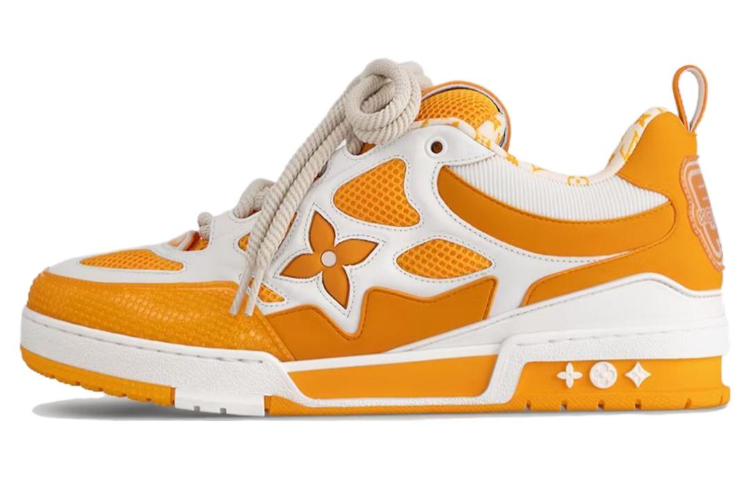 LOUIS VUITTON Lv Skate Sneaker Yellow White
