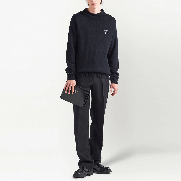 PRADA Logo intarsia Cashmere Jumper