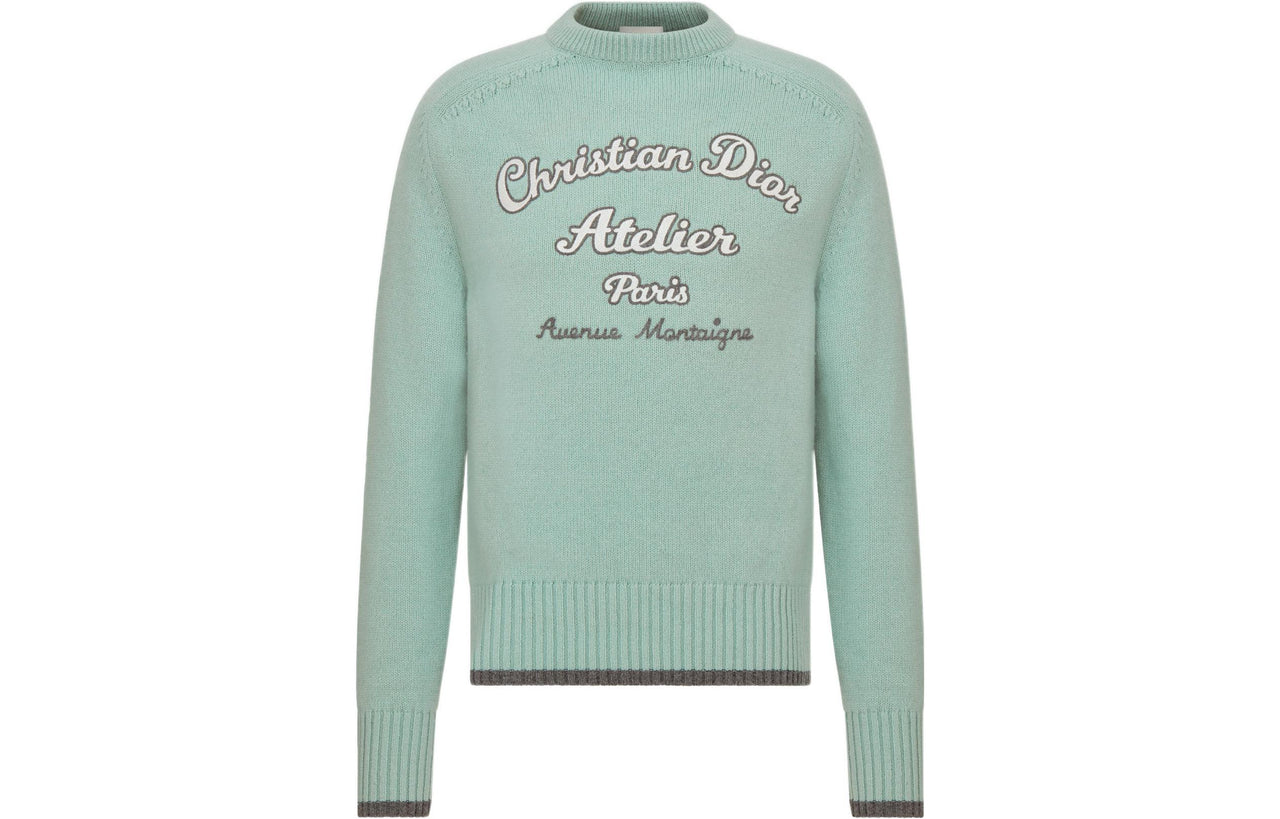 DIOR FW22 Sweater Men's Light Green