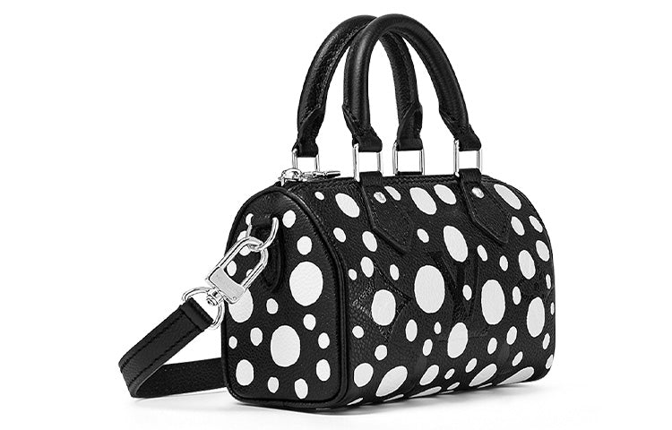 LOUIS VUITTON X Yayoi Kusama Nano Speedy Black/White