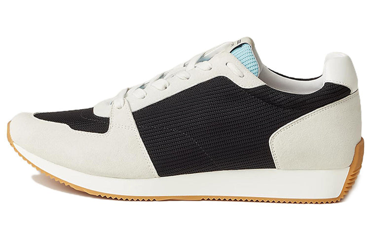 HERMES Escape Low-Top Sports Casual Shoes Men's White Black