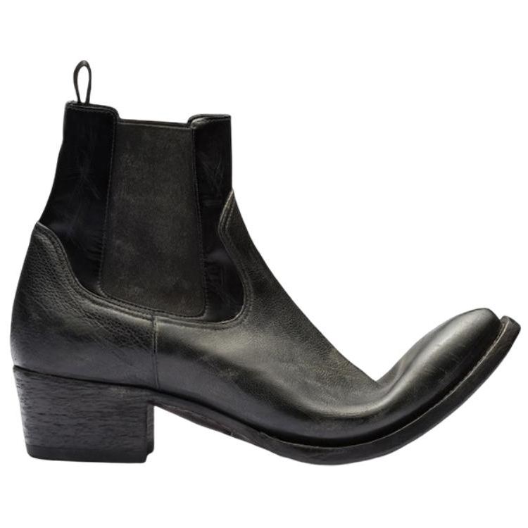 PRADA Wizard Boots Short Chelsea Boots 4cm Men's Black