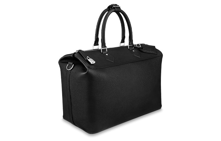 LOUIS VUITTON Greenwich Taurillon Leather Shoulder Bag Crossbody Bag Handbag Men's Black