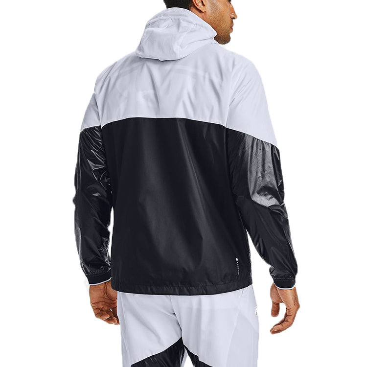 Under Armour Recover Legacy Hoodie Jacket 'White Black' 1353370-100