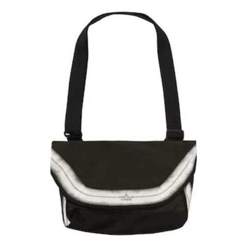 Supreme x Stone Island Stripe Messenger Bag 'Black White' SUP-SS22-776
