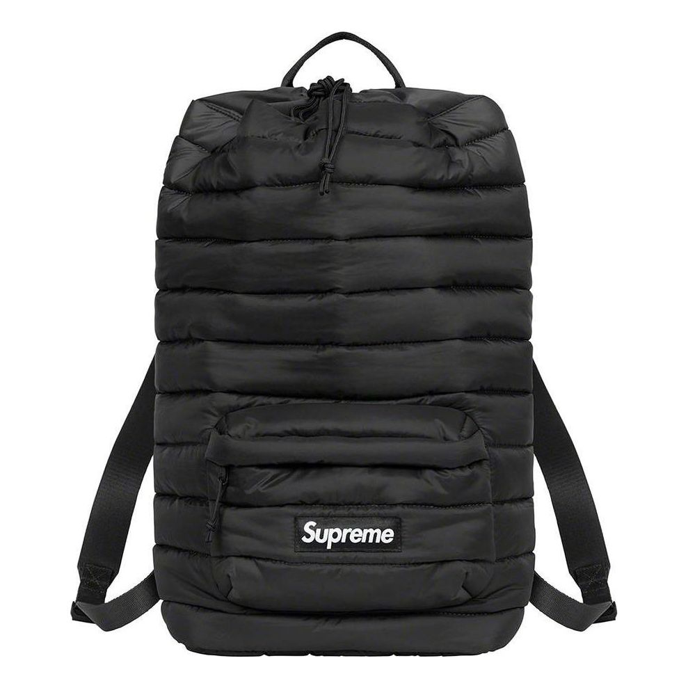 Supreme Puffer Backpack 'Black White' SUP-FW22-1087