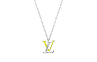 LOUIS VUITTON COLORS Metal Marble Necklaces Men's