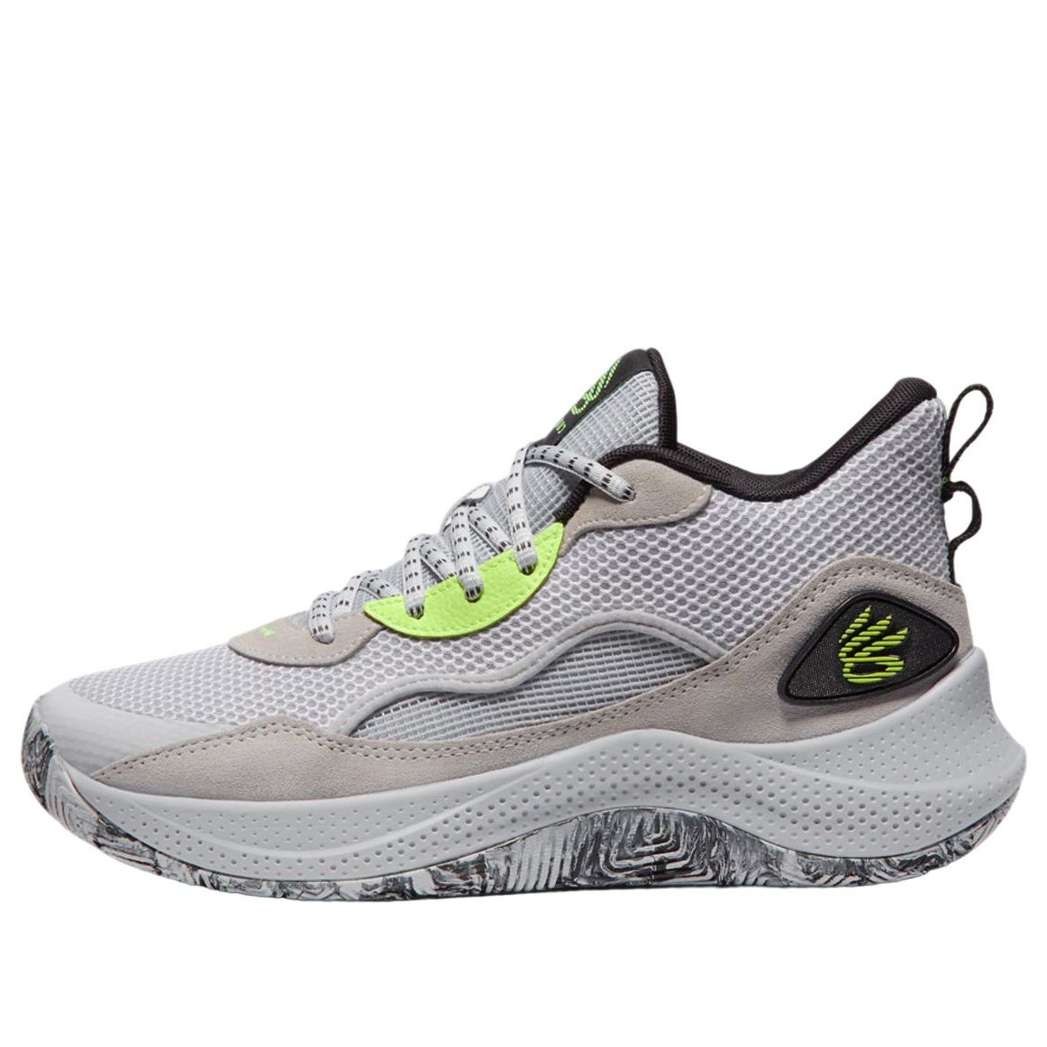 Under Armour Curry 3Z 24 Suede 'Halo Grey Black' 3028191-100