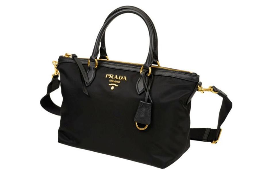 PRADA Nylon Shoulder Bag, Crossbody Bag, Handbag Women's Black