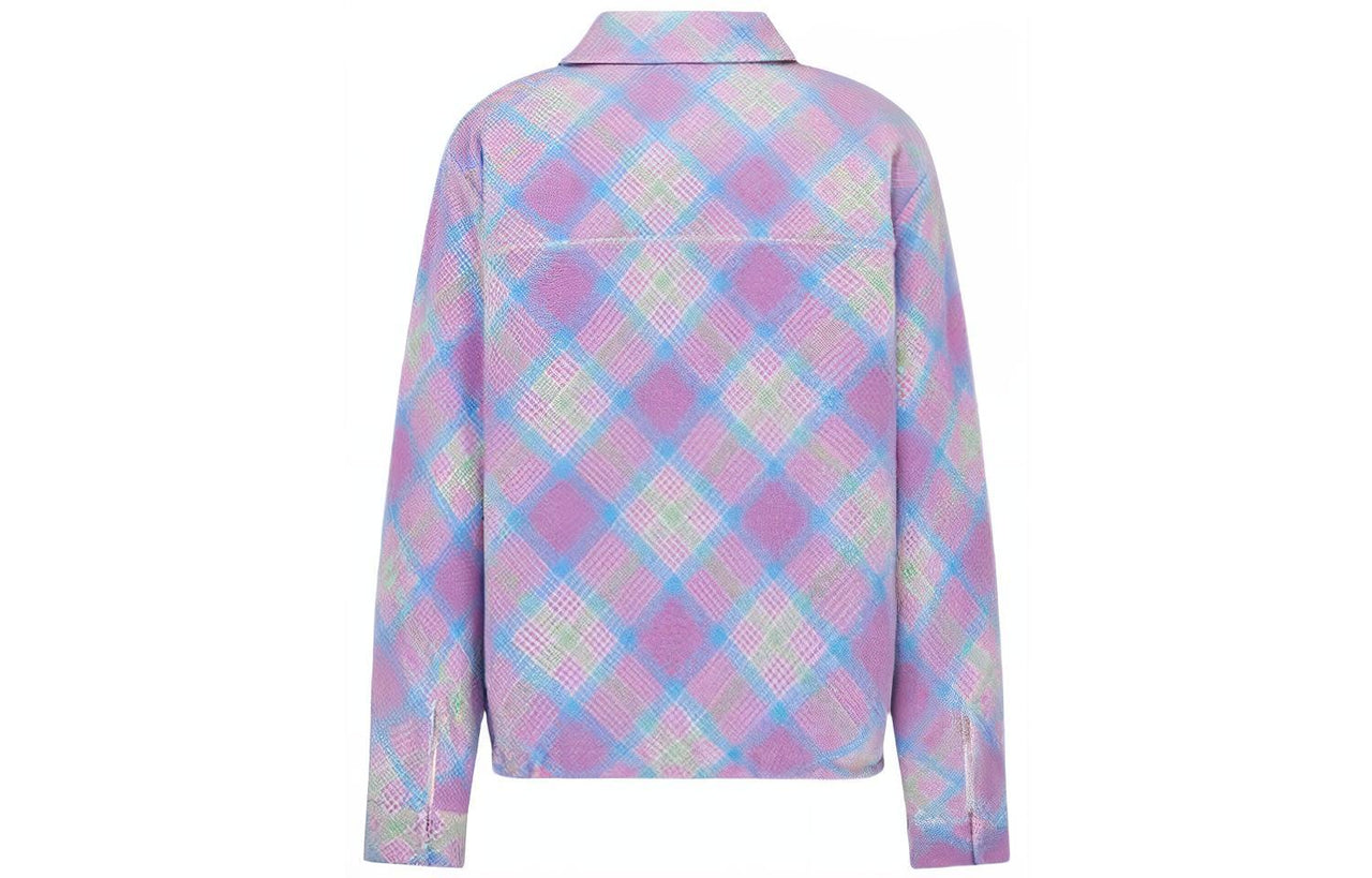 DIOR X Erl Tartan Zip Sweatshirt