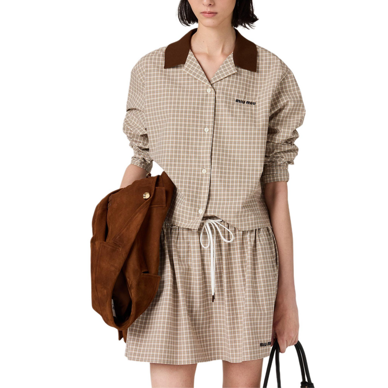 MIU MIU Checked Shirt