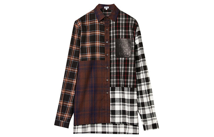 LOEWE Shirts Men Plaid