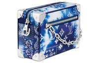 LOUIS VUITTON Mini Soft Trunk Bandana Monogram Blue
