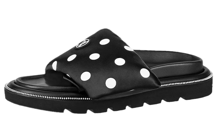 LOUIS VUITTON Pillow Stylish Sandal Women's Black White