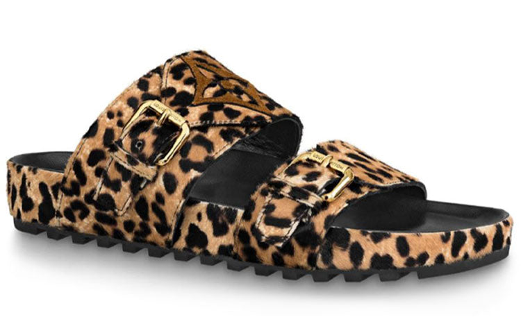 LOUIS VUITTON Lv Bom Dia Sandals 'Brown' Women's