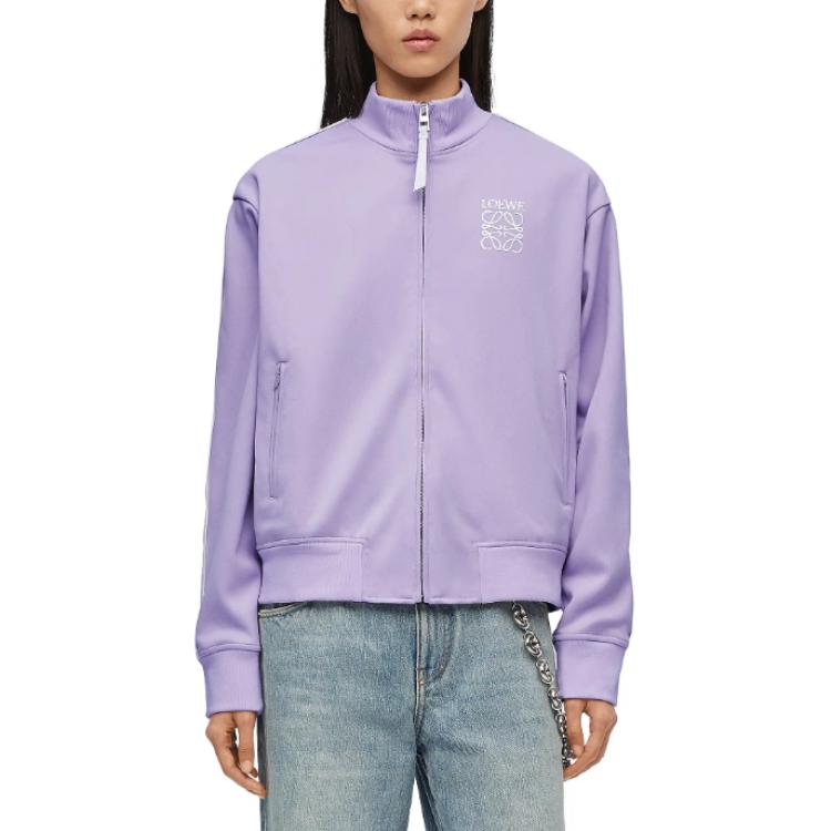 LOEWE SS24 Jackets Coats Women's Light Lilac Purple