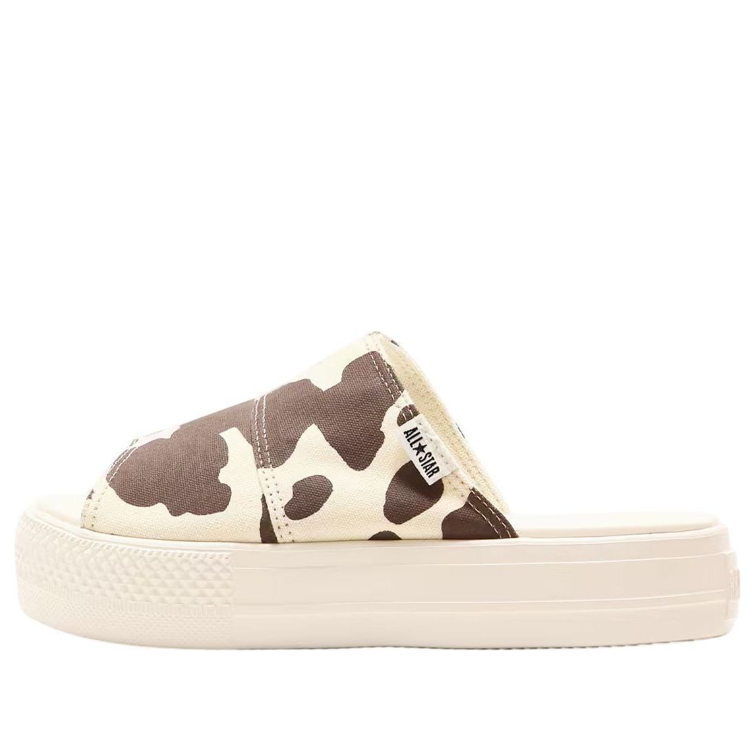 Converse All Star Platform Slides 'Cowspot Off-White' 31308340