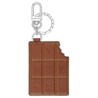 LOUIS VUITTON Canvas, Cow Leather, Metal Keychains Men's Brown