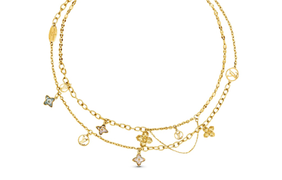 LOUIS VUITTON Blooming Strass Necklace
