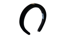 PRADA Triangle-logo Velvet Headband