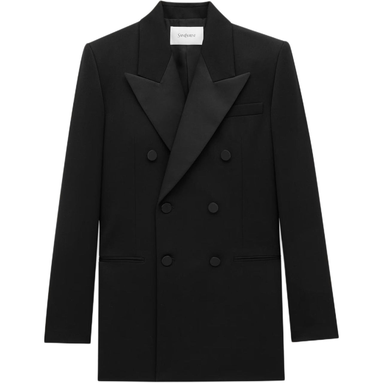 SAINT LAURENT Double-Breasted Tuxedo Jacket