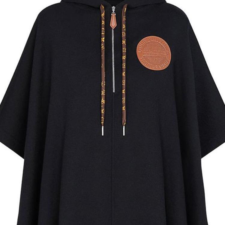 LOUIS VUITTON Cloak Unisex Black