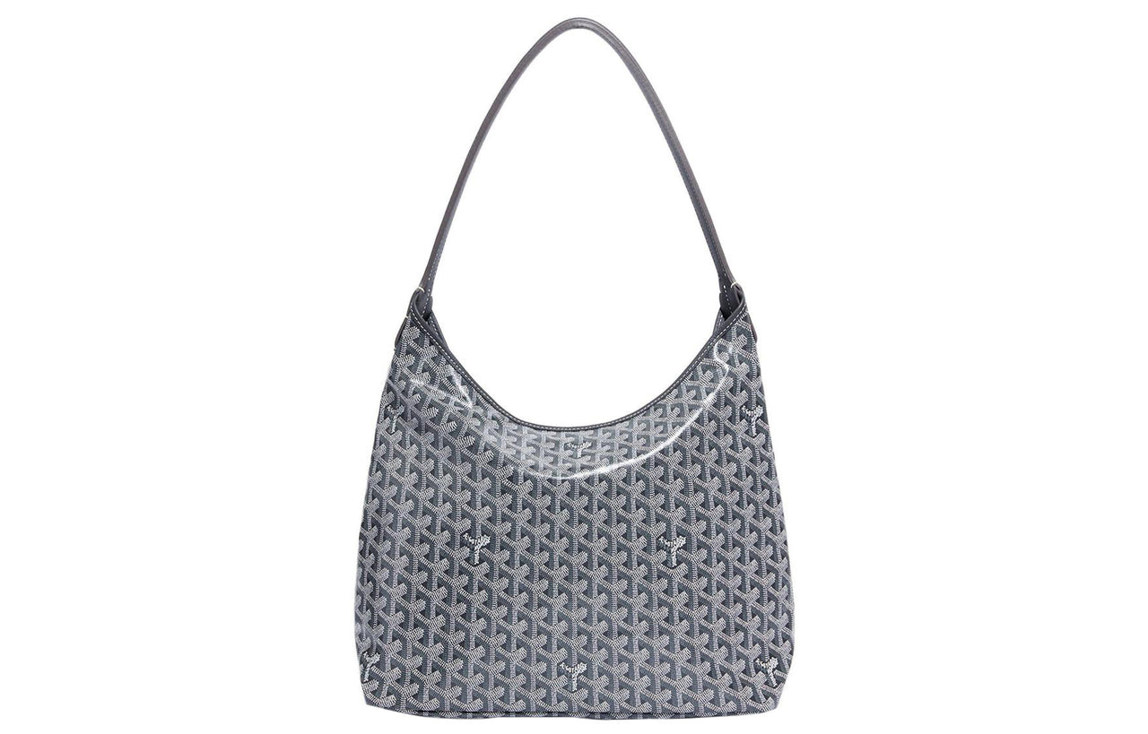 GOYARD Bohème Hobo Canvas With Leather Shoulder Bag Combo Bag Shoulder Bag Regular Women's Gray
