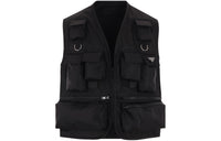 PRADA Enamel-Logo Zipped Cargo Gilet