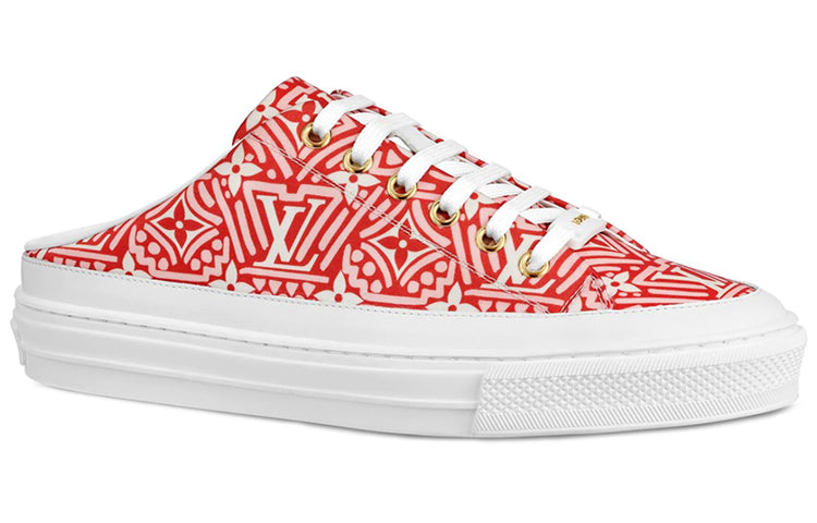 LOUIS VUITTON Crafty Stellar Mules 'Red White' Women's