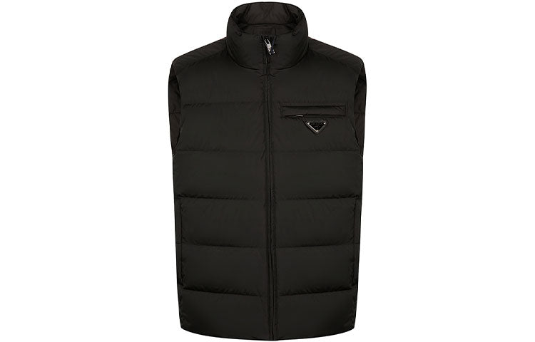 PRADA Triangle-Logo Padded Gilet