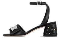 LOUIS VUITTON Shake One Strap Sandals 5.5cm Women's Black