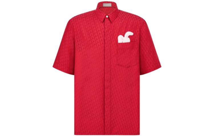 DIOR Shirts Men Red