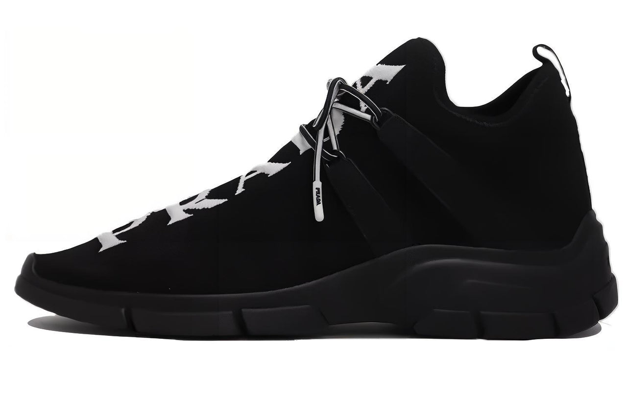 PRADA Shock Absorbers With Slip Resistant And Abrasion Resistant Properties Low Top Sports Casual Shoes Men's Black