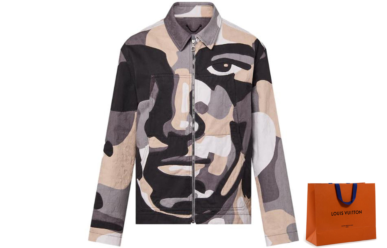 LOUIS VUITTON FW23 Denim Jacket Men's Multicolor