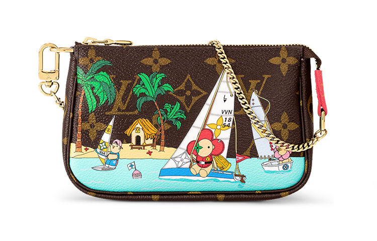 LOUIS VUITTON Pochette Accessoires Wallet On Chain