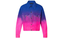 LOUIS VUITTON Cropped Gradient Denim Jacket