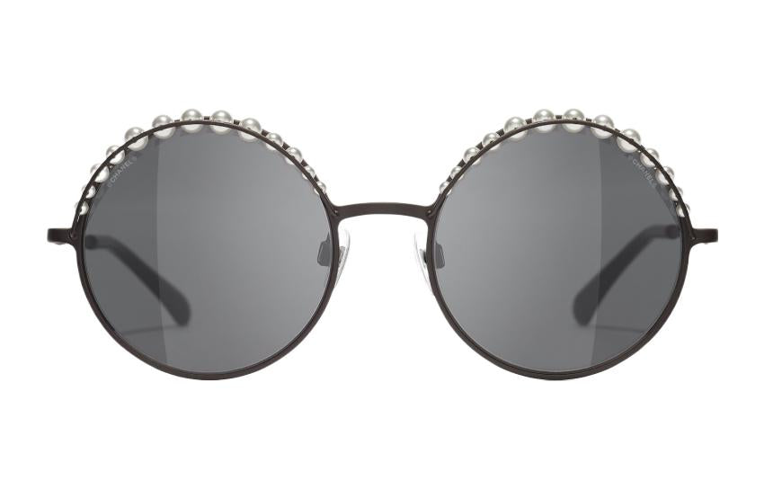 CHANEL Sunglasses Women's Black