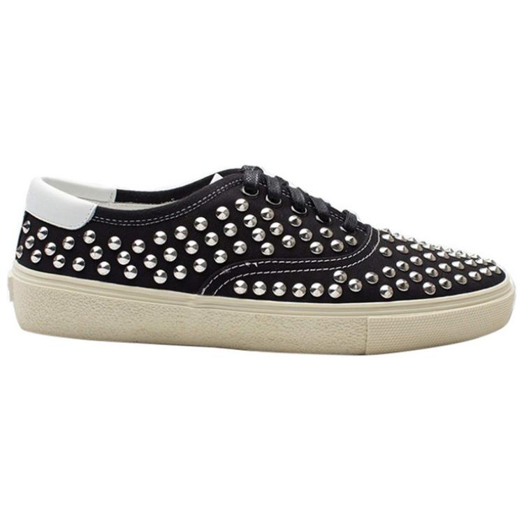 SAINT LAURENT Low Top Stylish Skateboarding Shoes Men's Black