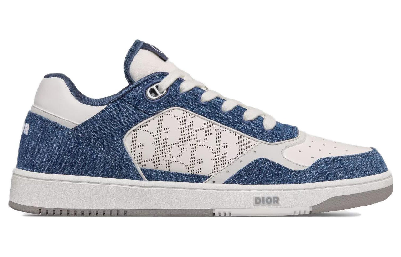 DIOR B27 Low White Blue Denim