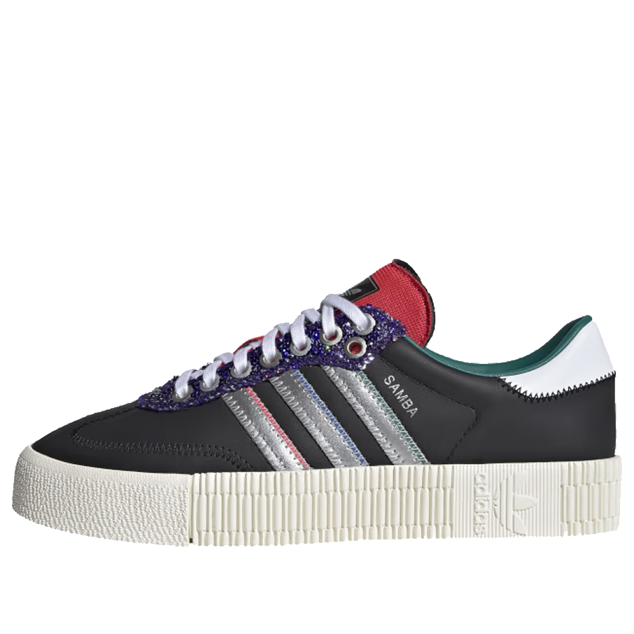 (WMNS) adidas Sambarose 'Core Black Silver Metallic' FW9617