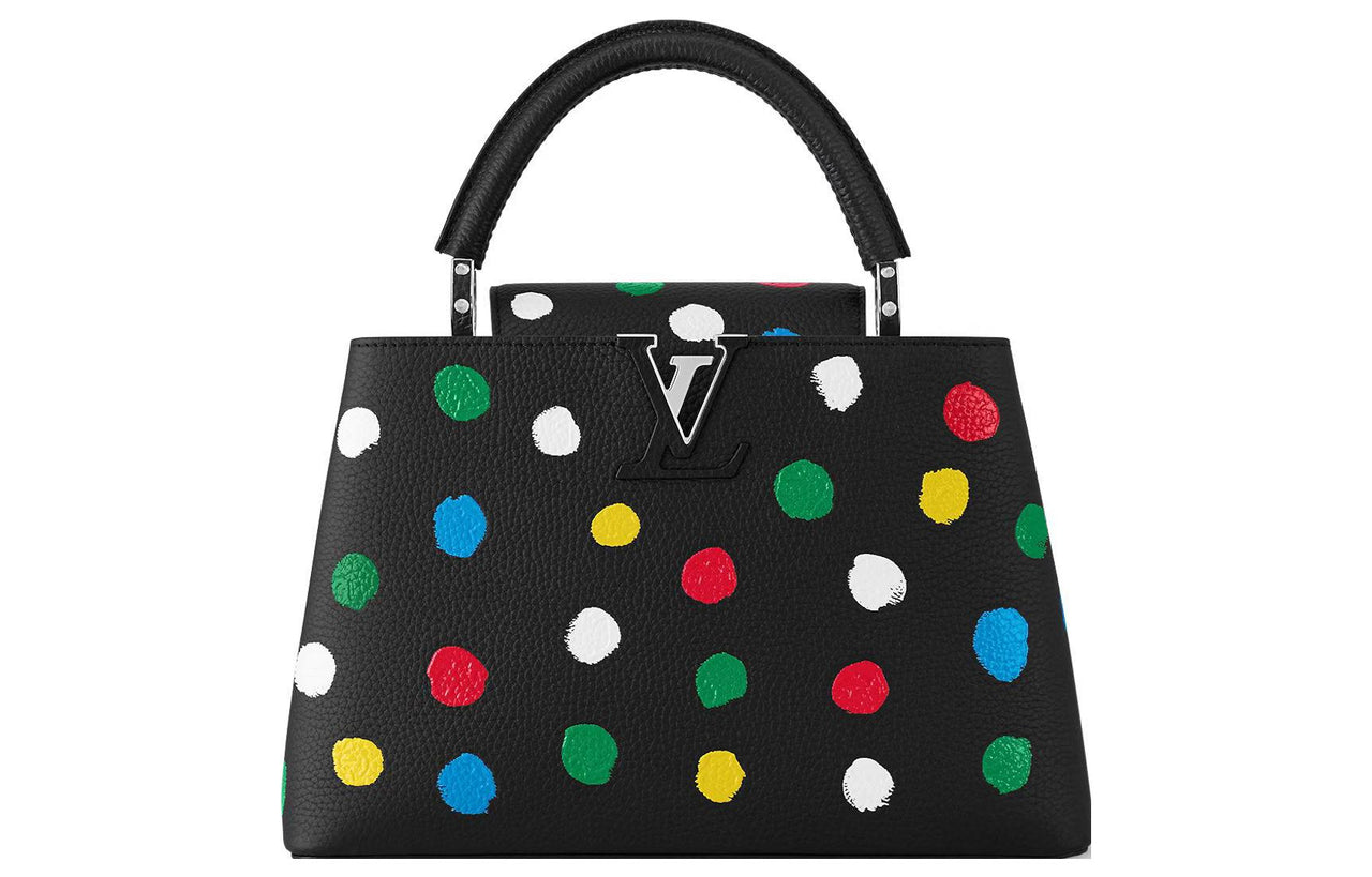 LOUIS VUITTON X Yayoi Kusama Capucines Mm Black