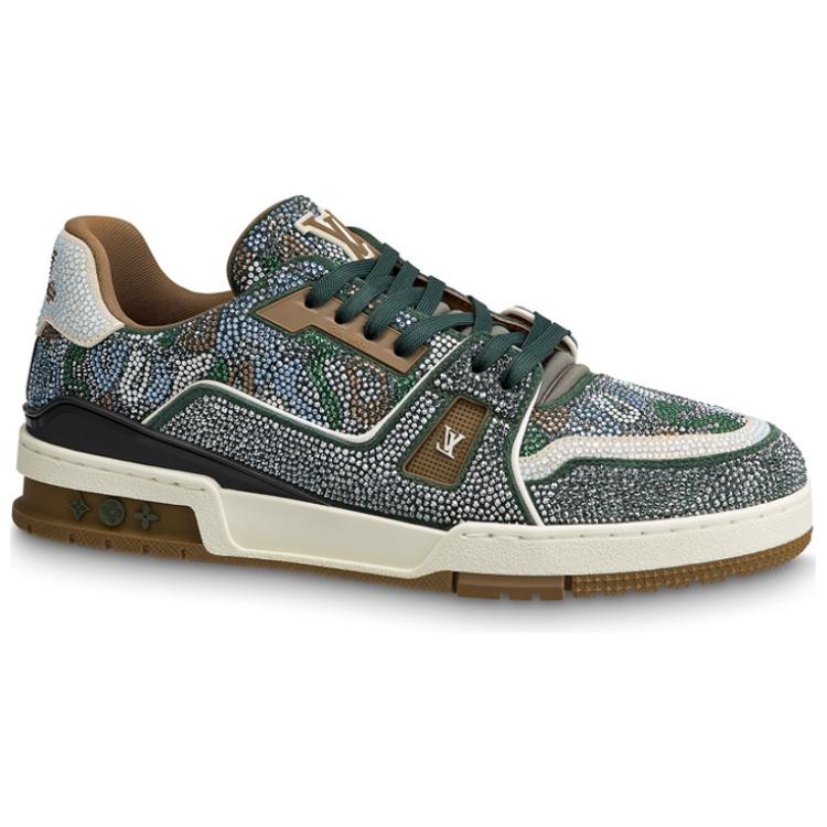 LOUIS VUITTON Trainers 'Grey Crystals'