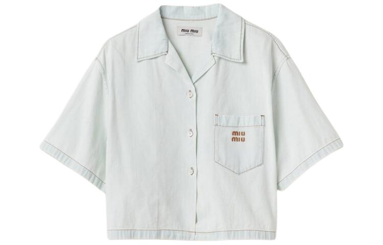 MIU MIU Chambray Denim Shirt