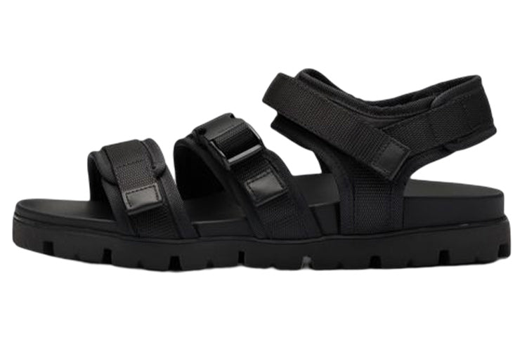 PRADA Touch-strap Flat Sandals